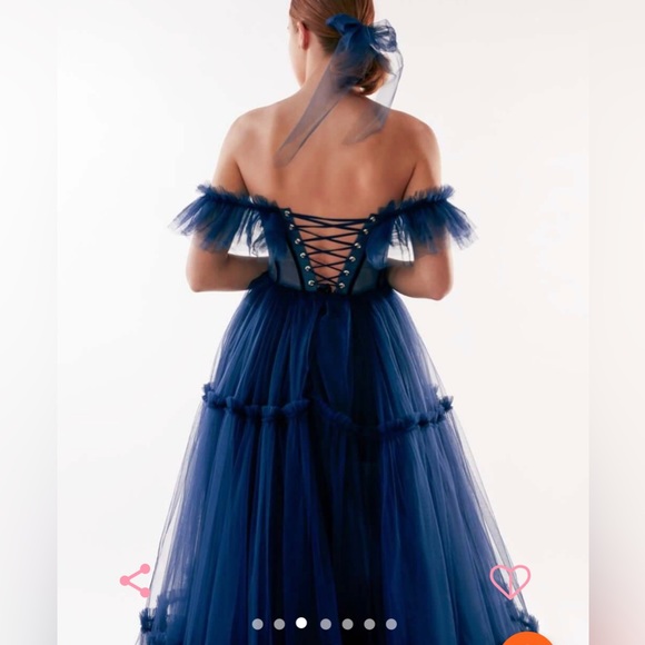 Milla Elegant Off-the-Shoulder Maxi Dress - Picture 2 of 5